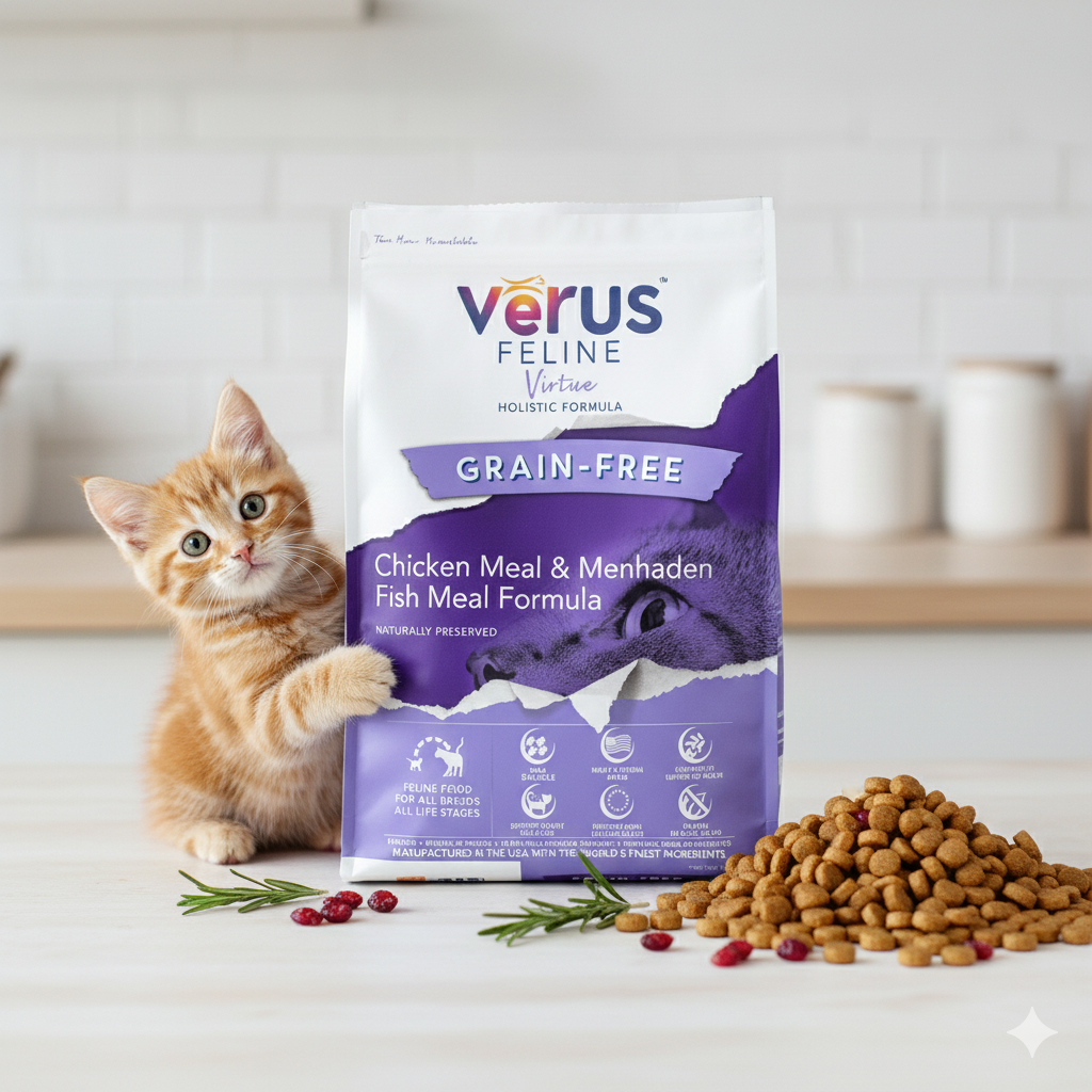 【1.81kg】フィーライン・ヴァーチュ（グレインフリー）チキン＆メンハーデンフィッシュ